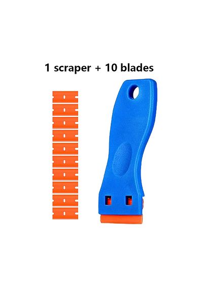 Choice 11pcs Glue Removal Scraper Multifunctional Plastic Glass Removal Cleaning Scraper Car Film Applicati