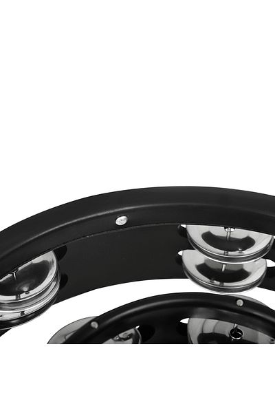 Choice Red Drum Circle Double Row Rattle Drum Rings Tambourine Semicircle Orff Percussion Musical Instrumen