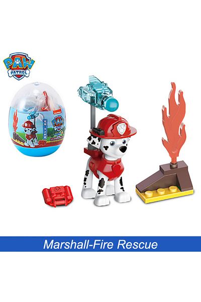 Choice 2 Genuine Paw Patrol Egg Block Action Figure Toy Mighty Pup Super Paws Chase Marshall Skye Rubble A.