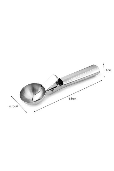 Choice Stainless Steel Premium Stainless Steel Ice Cream Scoop With Trigger Fruit Scoop Perfect For Frozen