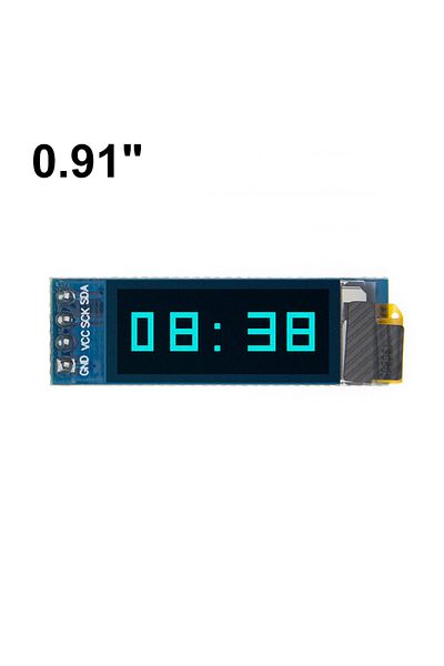 Choice Blue 0.91 Inch Oled Module 0.91" White Blue 128x32 Lcd Led Display 0.91" Iic Communicate