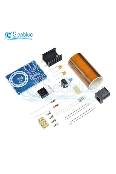 Aideepen Diy Kit Bd243 Mini Tesla Coil Kit Magic Props Diy Parts Empty Lights Technology Diy Electronics Bd24
