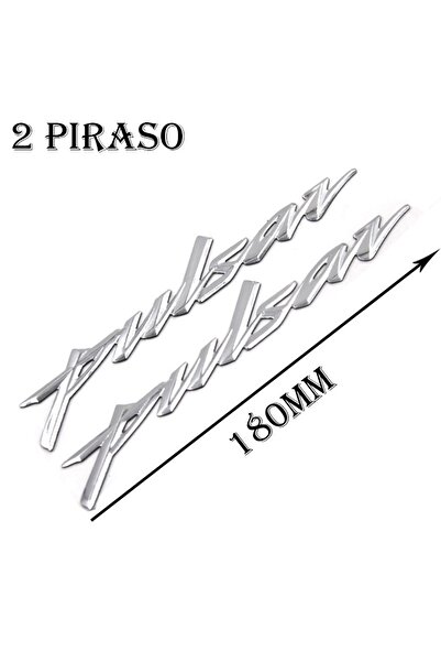 Choice ملصق شعار ثلاثي الأبعاد باللون الفضي لـ Bajaj Pulsar 200 Ns200 Rs200 N...