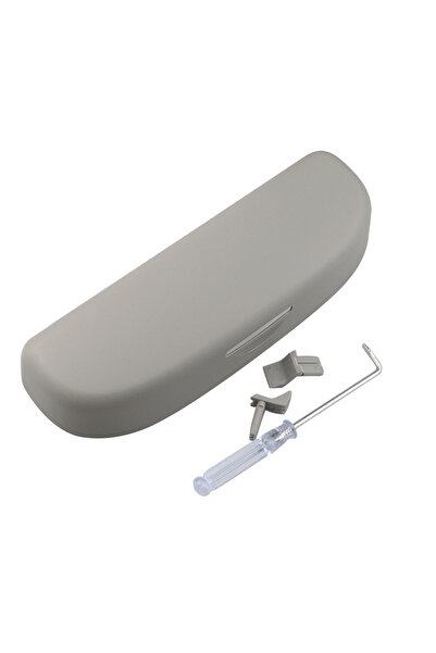 Choice حافظة نظارات شمسية للسيارة باللون الرمادي مناسبة لسيارات تويوتا راف 4 ...