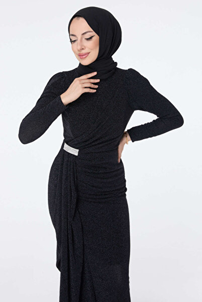 TOFİSA 23120SIYAH Вечірня сукня