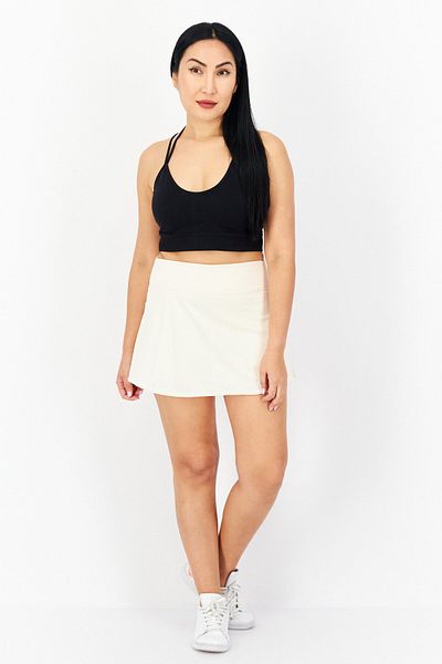 adidas Women Sportswear Fit Training Skirt, Beige