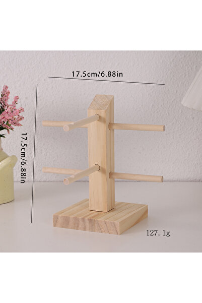 Choice دان-2 رفوف عرض النظارات الشمسية الخشبية متعددة الطبقات، حامل عرض النظا...