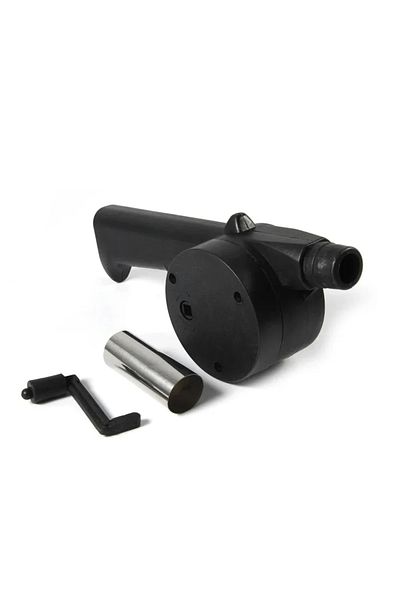 Choice Black Outdoor Barbecue Fan Hand-cranked Air Blower Portable Bbq Grill Fire Bellows Tools Picnic Camp