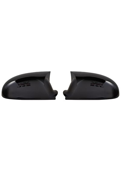 Choice غطاء مرآة الرؤية الخلفية باللون الأسود اللامع لسيارة فولكس فاجن جولف 5 Mk5 Gti R32 2003 - 2009 مرآة الجناح الخلفي C