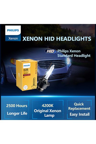 Philips D2S D1S D2S D2R D3S D4S زينون HID مصباح أمامي أصلي للسيارة قياسي 35 واط 4200 كلفن أبيض أصلي B