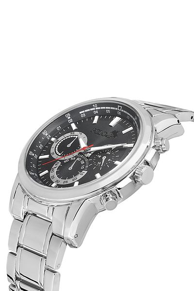 Polo Air Men's Wristwatch Silver-Black PL-0854E5x