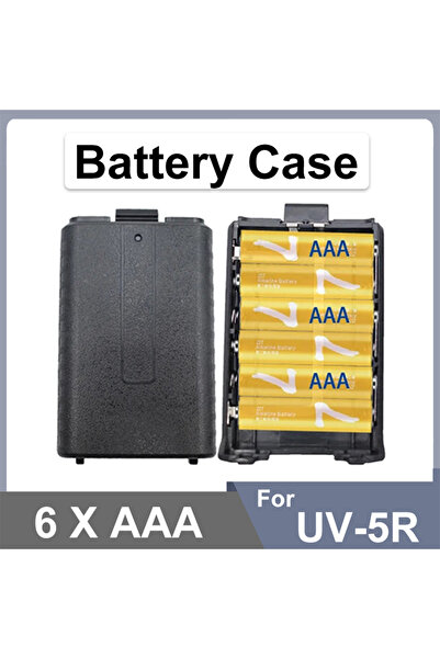 Choice1 1 قطعة حافظة بطارية Baofeng UV-5R، غلاف بطارية AA ممتد، بطاريات BL-5 ...