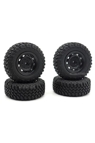 Choice 4pcs Tires 73mm 5mm Hex Rc Off-road Tires Cars Wheel For Mn99s, Mn98, Mn99, Mn82, Mn78, Mn168, Wpl C