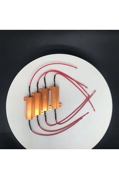 AMSYD 2pcs 2pcs 6ohm 50w Load Resistor Canbus Anti-flashing Decoder For Daytime Running Light Led Bulb Rev