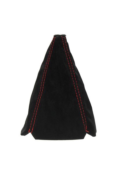 Choice Red Car Gear Shift Collars Covers Red/black/yellow/blue Suede Pu Leather Gear Stick Shift Shifter Kn