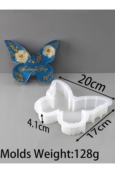 UDOCOOL Butterfly New Butterfly Epoxy Resin Mould Diy 3d Insect Craft Gift Ornament Silicone Mould Artificia