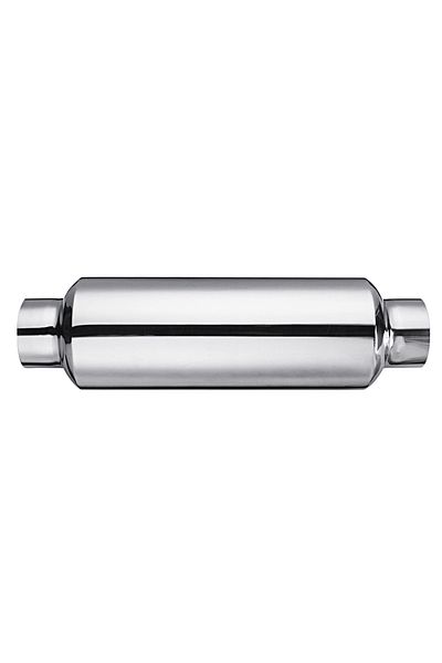 Choice 63mm 2.5" Car Exhaust Muffler Resonator Silencer Stainless Steel Muffler Tip Exhaust Tail Tube Si...
