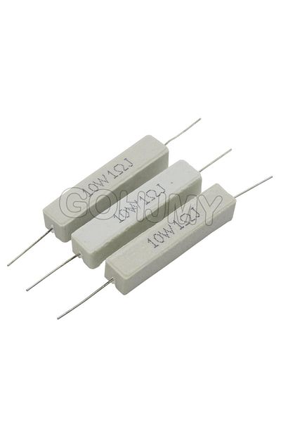 Choice 10w 8 Ohm 10pcs 10w Cement Resistance 0.1 ~ 10k Ohm 0.22 0.33 0.33r 1r 2r 8r 10r 15r 47r 100r 1 10 2