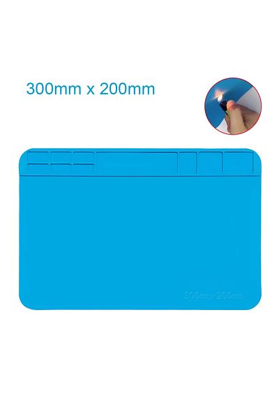 Choice 300 X 200mm Silicone Work Mat Soldering Station Mat Heat Resistant 932°f Anti-static Magnetic Mat Fo