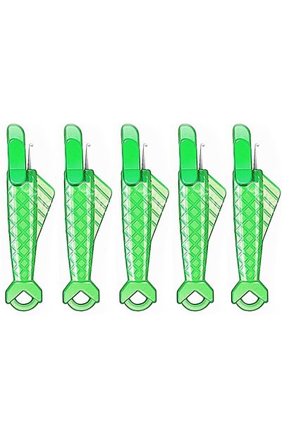 Choice Small 5 Pcs Green Mini Automatic Needle Threader Diy Tool Home Hand Sewing Machine Device Thread Aut