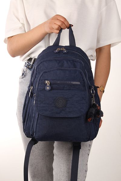 By Hakan My Polo 8675 Clinker Women's Backpack Medium Day Water Resistant Dark Blue