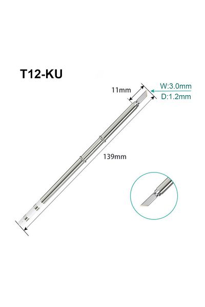 FMchip T12-ku T12 Tip Series Soldering Iron For Hakko Fx951 Stc Stm32 Fx-950 Fx-951 Fm-203 Welding Station