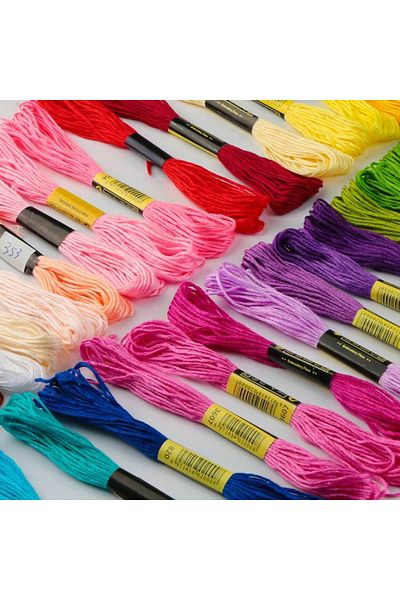 Choice 50 Colours 50pcs Friendship Bracelet Thread Rainbow Embroidery Thread Cross Stitch Embroidery Thread