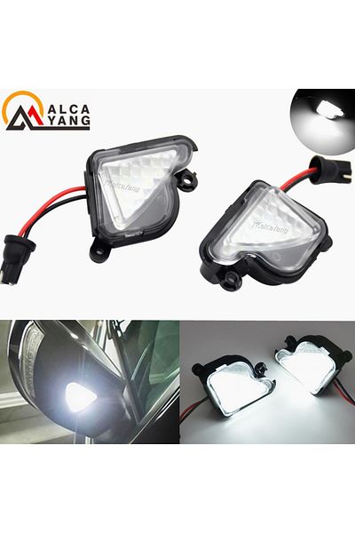 Choice 2 قطعة مصابيح LED جانبية للمرآة البركة Canbus بدون خطأ أبيض لسكودا سوبيرب Mk2 أوكتافيا Mk2 Mk3 1z ...