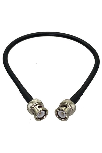 Choice 20inch (50CM) 1pcs Rg58 Bnc Male Plug To Bnc Male Plug Rf Coaxial Connector Pigtail Jumper Cable New