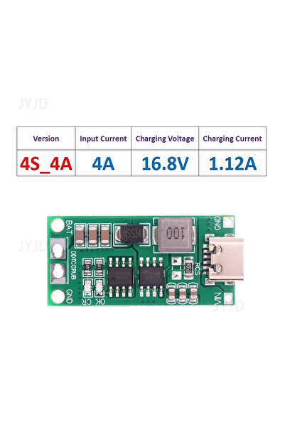 Choice4 4S4A TypeC Multi-Cell 2S 3S 4S To 8.4V 12.6V 16.8V Step-Up Boost LiPo...