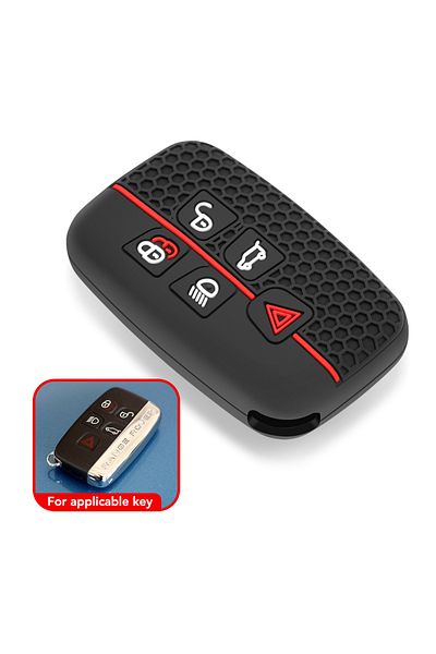 Choice A Style 5 Buttons Silicone Car Key Case Cover For Land Rover Range Rover Sport Velar Evoque Freeland