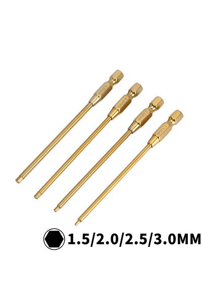 Choice 1set Rc Model Car Parts Refit Upgrade Accessories Metal 1.5 2.0 2.5 3.0 Electric Screwdriver Bit Hex