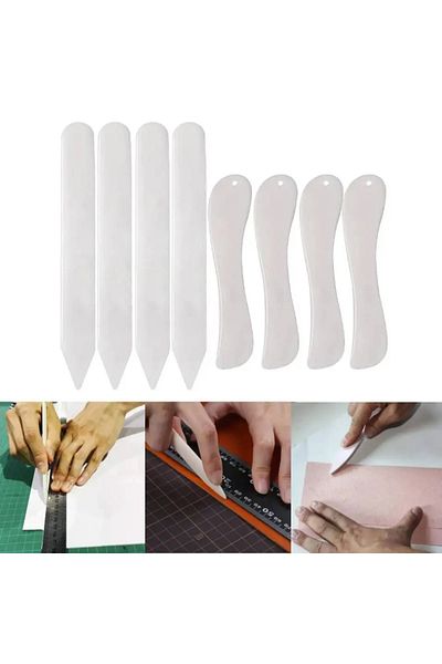 Choice As Pic Fenrry 8pcs Bone Folder Tool,paper Creaser Set Scoring Tool For Paper Crafts Book-binding Car