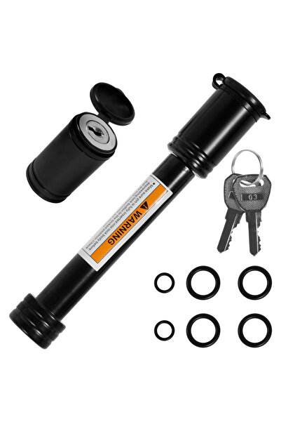 Choice قفل وصلة المقطورة مقاس 5/8 بوصة من الفولاذ الكربوني، قفل مستقبل وصلة ا...