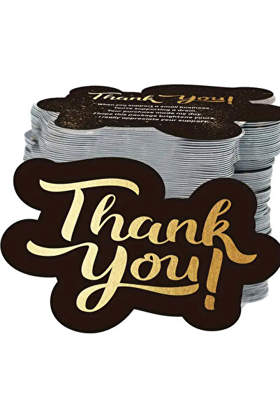 Choice بطاقة شكر فريدة من نوعها للأعمال الصغيرة باللون الأسود، 50 قطعة/الحزمة...