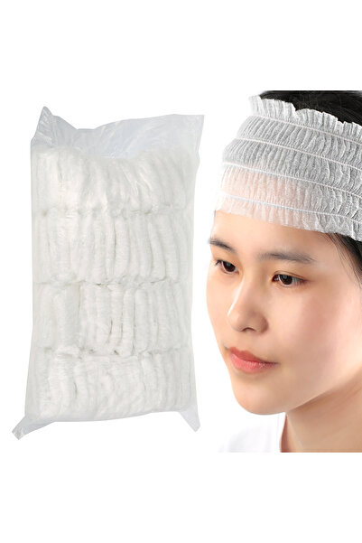 Choice 100 قطعة من عصابات الرأس غير المنسوجة للاستخدام مرة واحدة للاستخدام في...