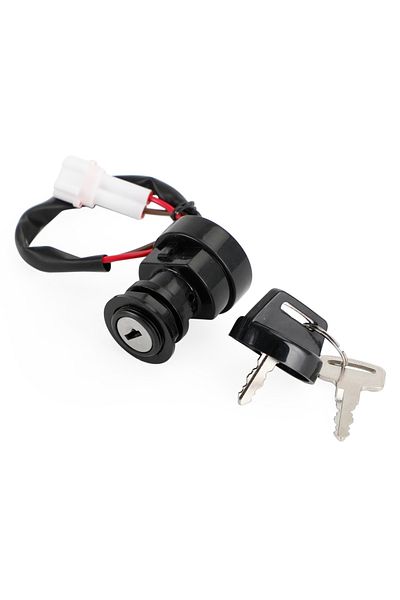 Areyourshop Ignition Key Switch For Yamaha Breeze YFA1 Grizzly YFM 125 350 660R 700 Raptor Motor ...