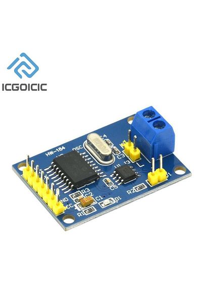 Choice وحدة MCP2515 CAN Bus باللون الأحمر البطيخي، جهاز استقبال Tja1050 Spi لوحدة تحكم ARM 51 Mcu