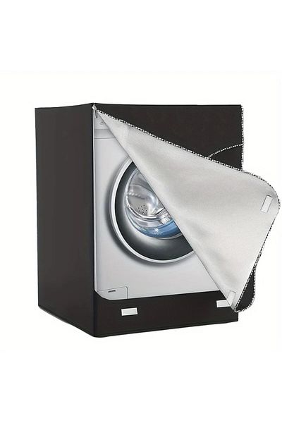 Choice Gray(2PCS) Washer Cover, 420d Heavy Duty Oxford Waterproof Washer And Dryer Cover, Front Loading (39