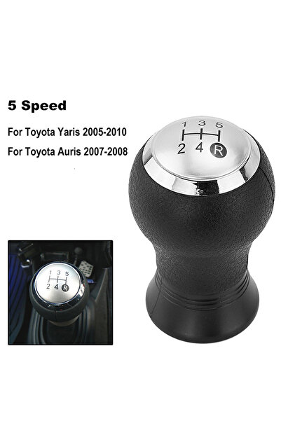 Choice 5 Speed Car Manual Gear Shift Knob Shifter Lever Transmission Plastic For Toyota Yaris 2005 2006-...