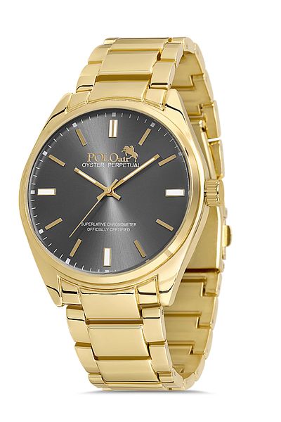 Polo Air Classic Men's Wristwatch Gold PL-0833E3x