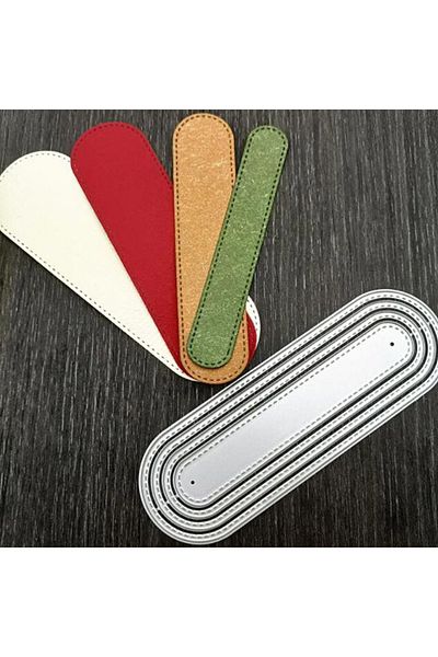 Choice Oval Bookmark Metal Cutting Dies For Scrapbooking Photo Album Paper Card Craft Embossing