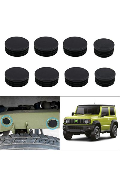 Choice 8pcs Girder Tube Frame Hole Cover ABS Waterproof Classis Plugs Tube Hole Caps Cover for Suzuki Ji...