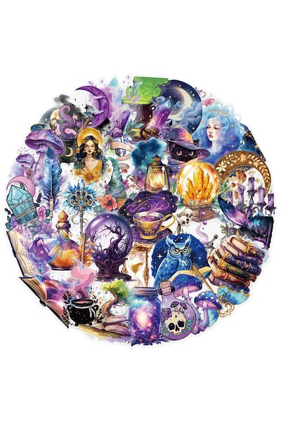 Choice 50pcs 50pcs Magic Planet Cartoon Toys Stickers Notebook Phone Case Laptop Luggage Waterproof Pet Sti