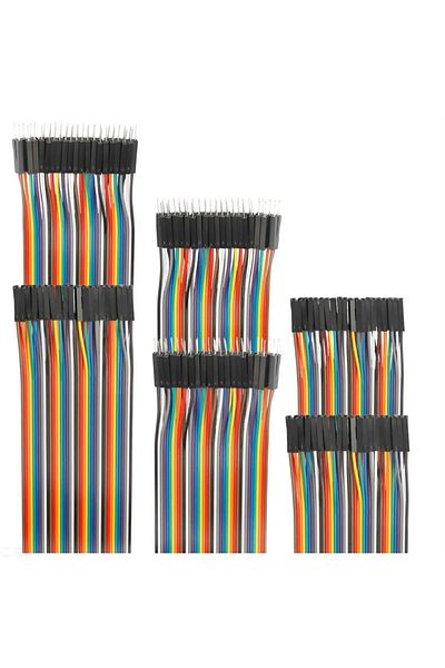 Choice 120pin 3 In 1 120pcs Multicolored Dupont Wire 40pin 20cm Male To Female 40pin Male To Male Female To