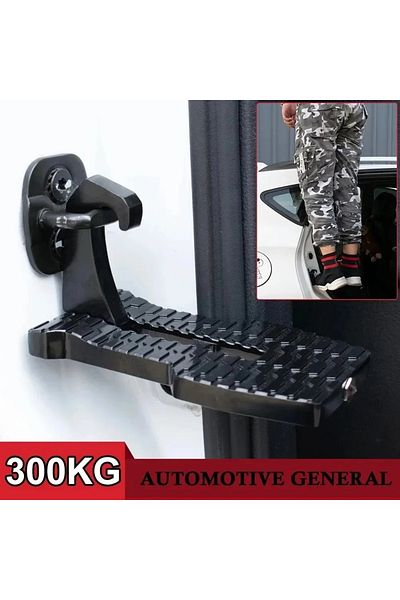 Choice Black Multifunction Foldable Car Roof Rack Step Car Door Step Universal Latch Hook Auxiliary Foot Pe