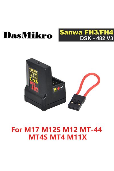 Choice DSK-482 V3 Sanwa FH3 FH4 Compatible Receiver 2.4G FHSS-3 FHSS-4 4 Channel Surface Receiver For RC...