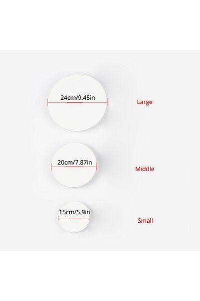 Choice Black Warm White (2700-3500K) Diameter 15cm Indoor Led Wall Lamp Living Room Decoration Wall Light H