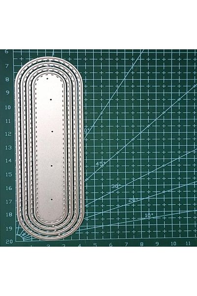 Choice Oval Bookmark Metal Cutting Dies For Scrapbooking Photo Album Paper Card Craft Embossing