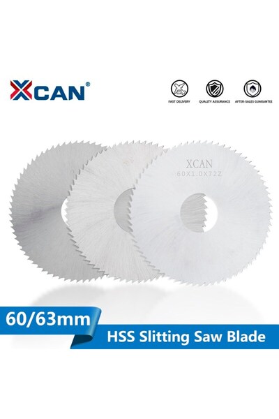 Choice 63x0.5x16x108T XCAN 60/63 مم شفرة منشار دائري من الفولاذ عالي السرعة للقطع والشق قرص قطع